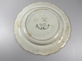 Historical Staffordshire Green Transfer Ware City Hall New York Plate