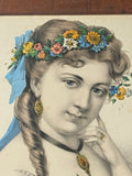 PB5 Original Currier & Ives Print “Spring”