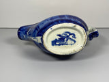 Historical Staffordshire Blue Creamer Catskill Mountains Hudson River LC2