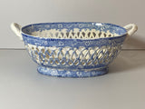 Historical Staffordshire Basket New Haven CT Fort Ticonderoga