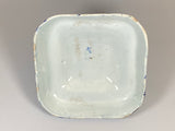 Historical Staffordshire Blue Covered Vegetable Dish Landing of Lafayette