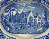 Historical Staffordshire Oxford College Series Basket By Ridgway