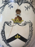 Staffordshire Creamware Liverpool Pitcher Arms Deering Carver Eagle