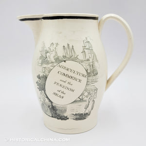 Farmer's Arms Freedom of the Seas Liverpool Jug Pitcher ZAM-215