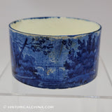 Cottage in the Woods Ruggles House Ramekin Historical Blue Staffordshire ZAM-473