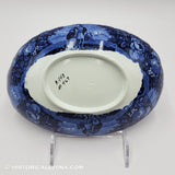 Peace & Plenty Serving Dish Historical Blue Staffordshire ZAM-489