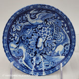 Eagle Cup & Saucer Historical Blue Staffordshire ZAM-107