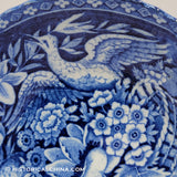 Eagle Cup & Saucer Historical Blue Staffordshire ZAM-107
