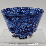 Lafayette at Franklin's Tomb Cup & Saucer Historical Blue Staffordshire ZAM-97&98