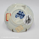 Octagon Church Boston Cup Plate White Rim Historical Blue Staffordshire ZAM-116