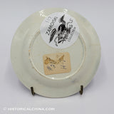 Philadelphia Custom House Cup Plate Ridgway Beauties of America Series Historical Blue Staffordshire ZAM-117