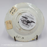 Dr Syntax Bound to a Tree by Highwaymen Cup Plate Historical Blue Staffordshire ZAM-137