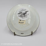 Washington & Lafayette Cup Plate Black Transfer Historical Staffordshire ZAM-126