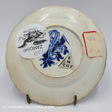 Philadelphia Staughton's Church Cup Plate Historical Blue Staffordshire ZAM-120