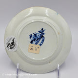 St Pauls Church Chapel New York 6 3/8" Plate Historical Blue Staffordshire ZAM-371