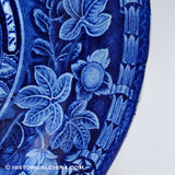 Arms of New York State 10" Plate Historical Blue Staffordshire ZAM-337