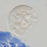 Arms of New York State 10" Plate Historical Blue Staffordshire ZAM-337