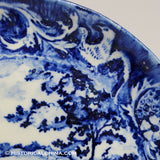 Upper Ferry Bridge 10 3/8" Plate Spread Eagle Border Historical Blue Staffordshire ZAM-410
