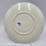 Upper Ferry Bridge 10 3/8" Plate Spread Eagle Border Historical Blue Staffordshire ZAM-410