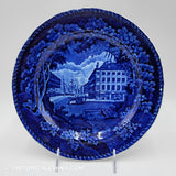 Mitchell & Freeman Chatham St.  10 1/4" Plate Historical Blue Staffordshire ZAM-377