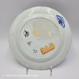 Mitchell & Freeman Chatham St.  10 1/4" Plate Historical Blue Staffordshire ZAM-377