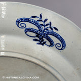 Mitchell & Freeman Chatham St.  10 1/4" Plate Historical Blue Staffordshire ZAM-377
