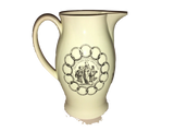 Staffordshire Creamware Liverpool Pitcher - Rowland Crocker Circa 1790-1800