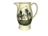 Staffordshire Creamware Liverpool Pitcher - Rowland Crocker Circa 1790-1800